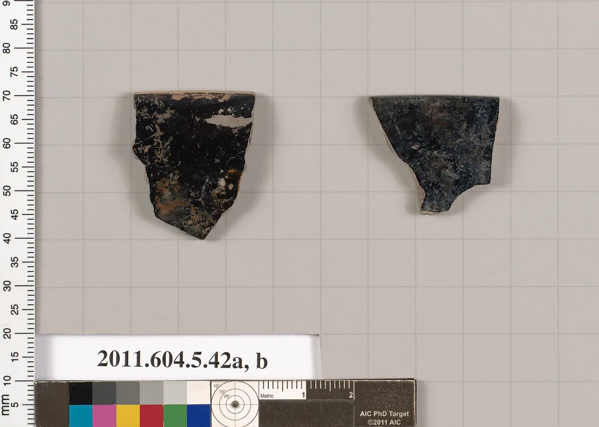 Terracotta rim fragments of a kylix (drinking cup) — Unknown