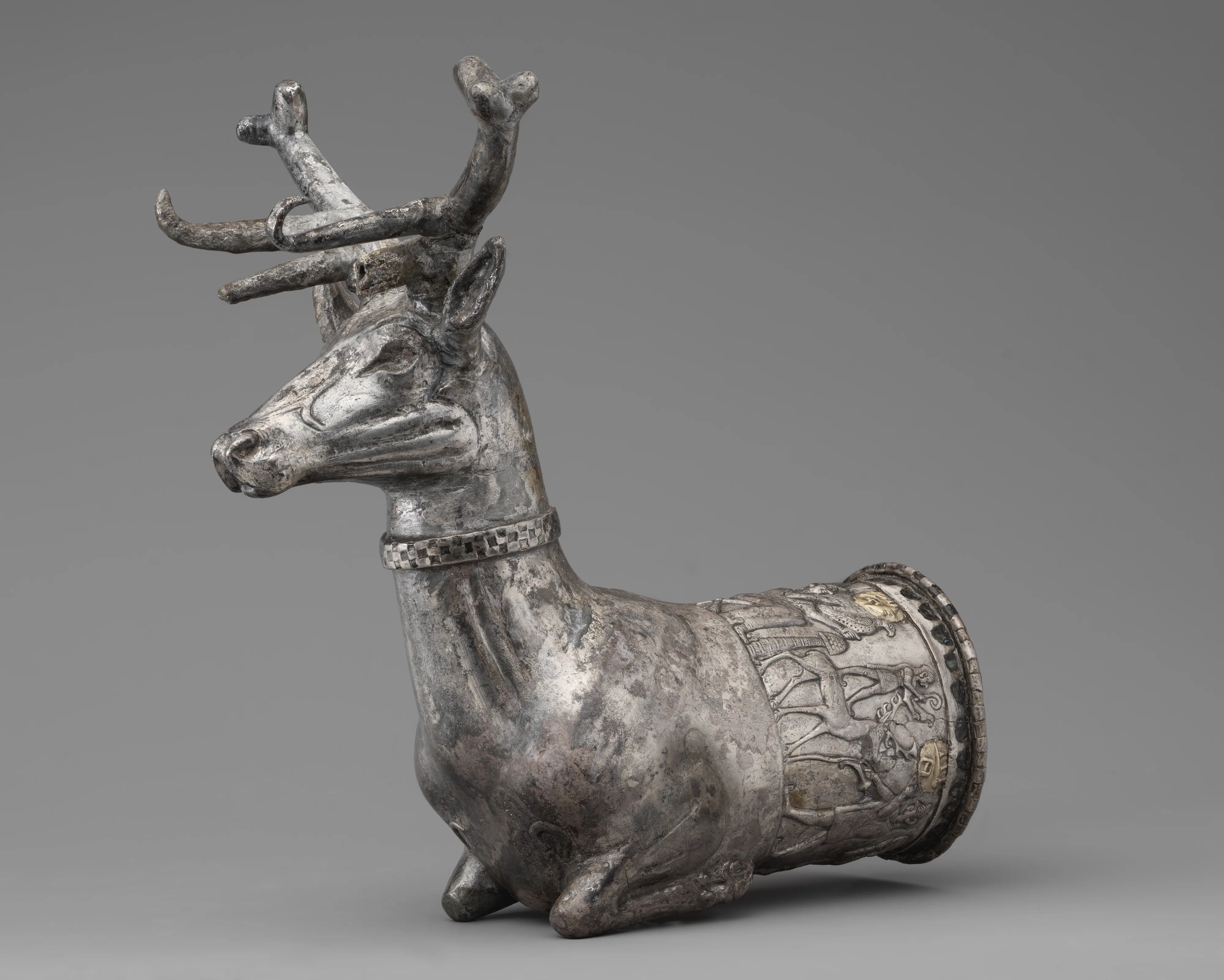 Vessel terminating in the forepart of a stag — Unknown