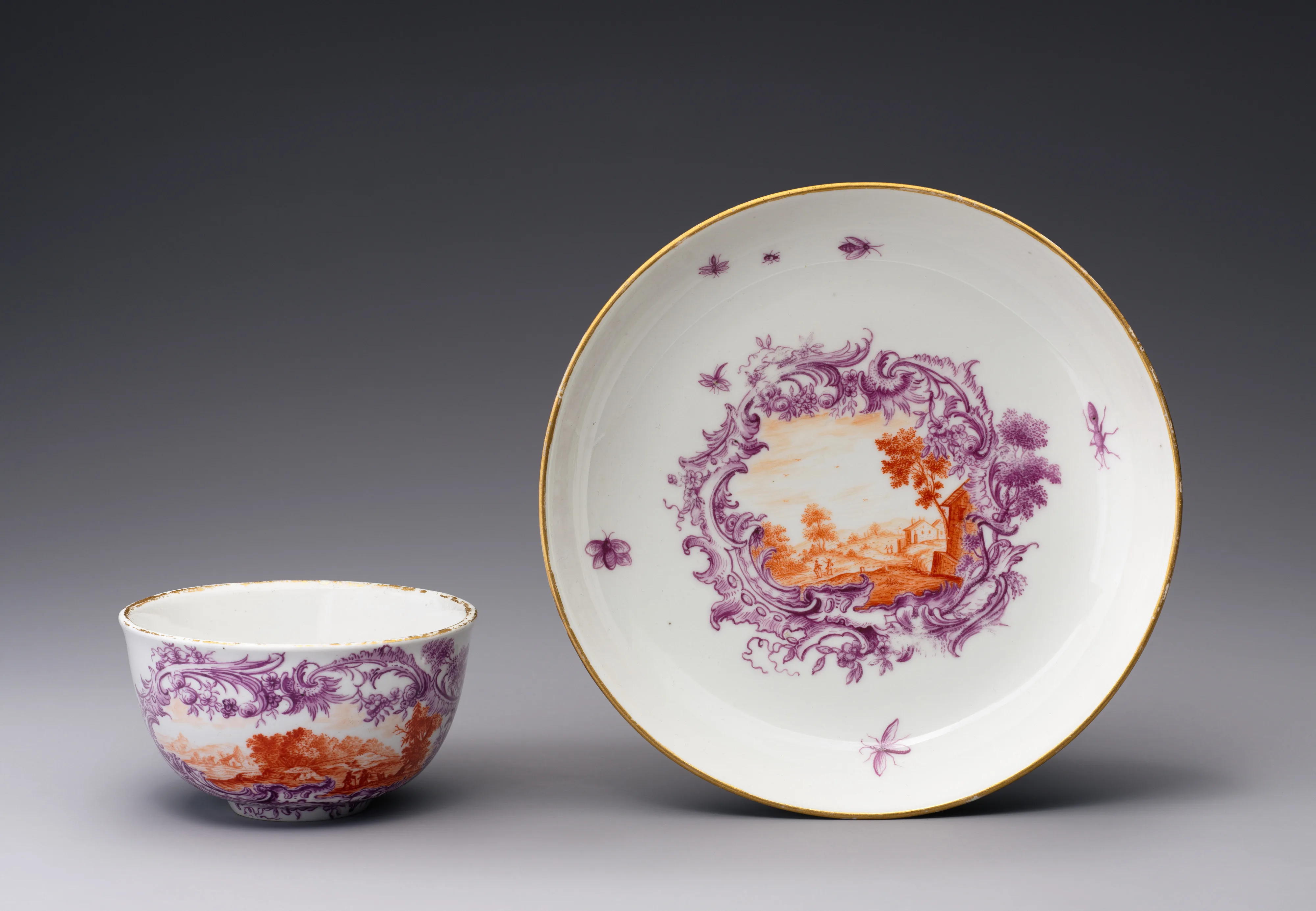 Cup and saucer — Fürstenberg Porcelain Manufactory
