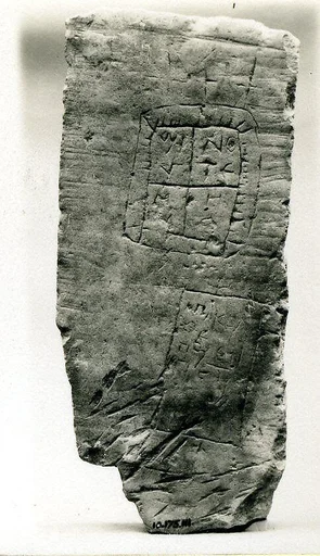 Stele with Inscribed Diagrams