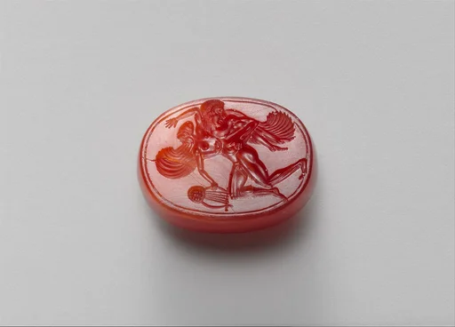 Carnelian scaraboid