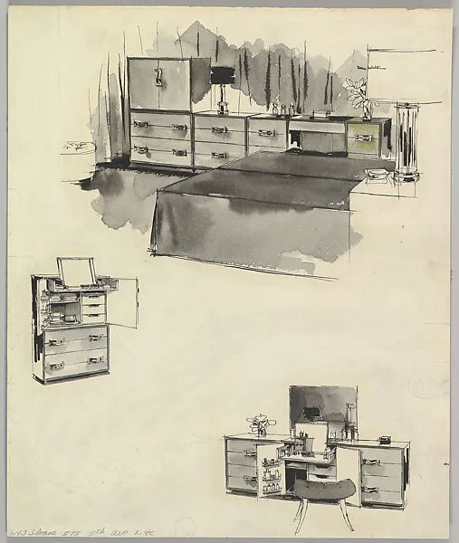 A Bedroom Suite, W. & J. Sloane — Max Walter