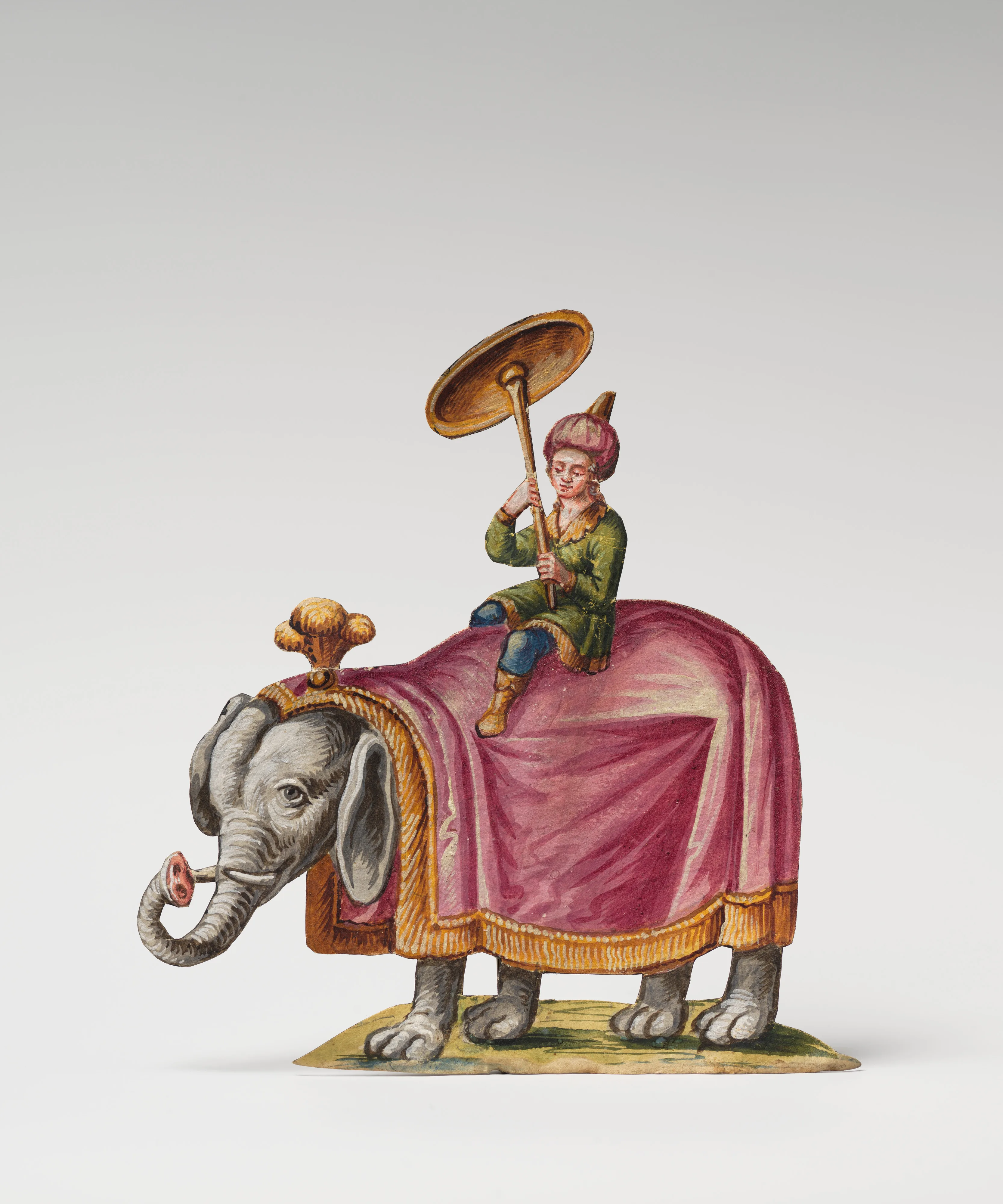 Man on Elephant — Unknown
