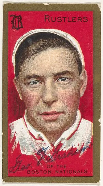 George F. Graham, Boston Rustlers, National League, from the "Baseball Series" (Gold Borders) set (T205) issued by the American Tobacco Company — American Tobacco Company