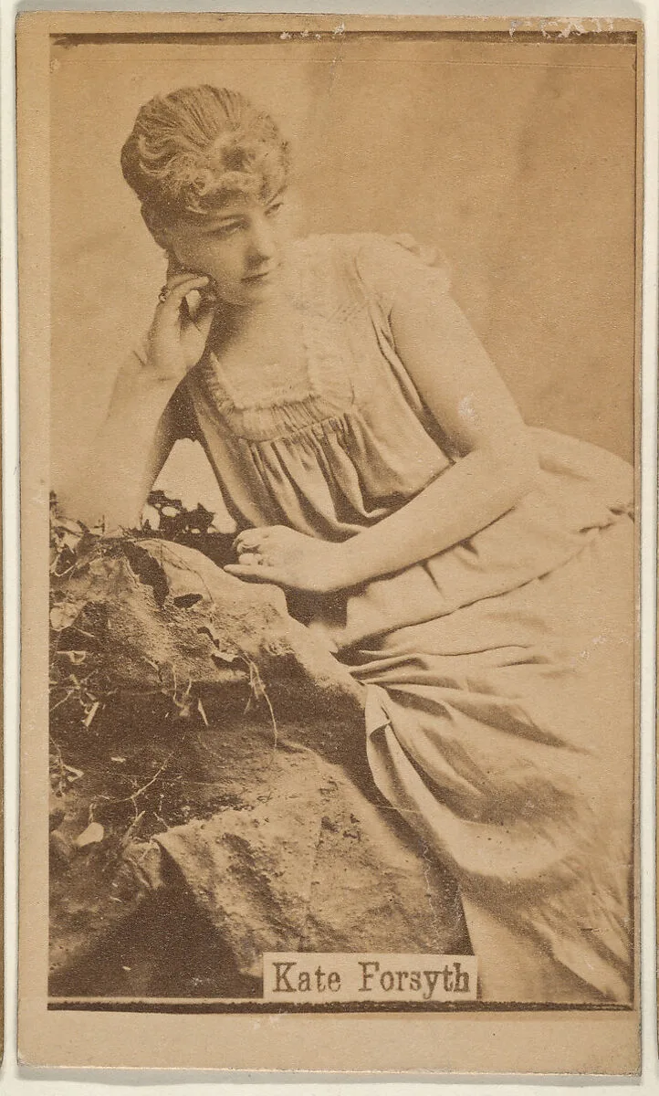 Kate Forsyth, from the Actresses series (N668) — Unknown