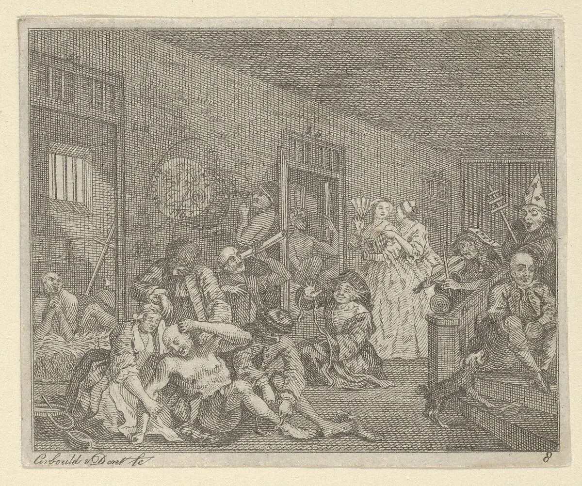 A Rake's Progress, Plate 8 — William Hogarth|Dent|Richard Corbould
