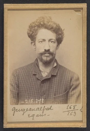 Grugeau. Alfred, Alphonse. 26 ans, né à Tours (Indre & Loire). Cordonnier. Anarchiste. 9/3/94.