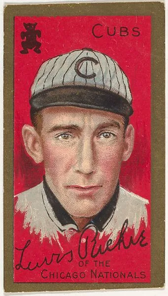 Lewis Richie, Chicago Cubs, National League, from the "Baseball Series" (Gold Borders) set (T205) issued by the American Tobacco Company — American Tobacco Company
