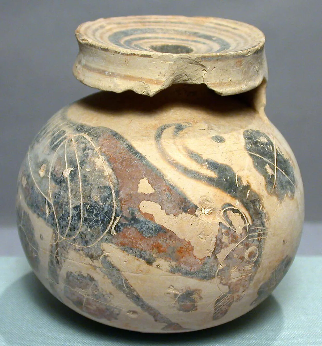 Terracotta aryballos — Unknown