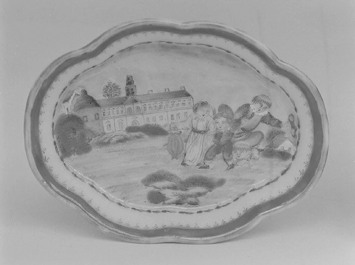 Spoon tray (part of a miniature service) — Thomas Stothard