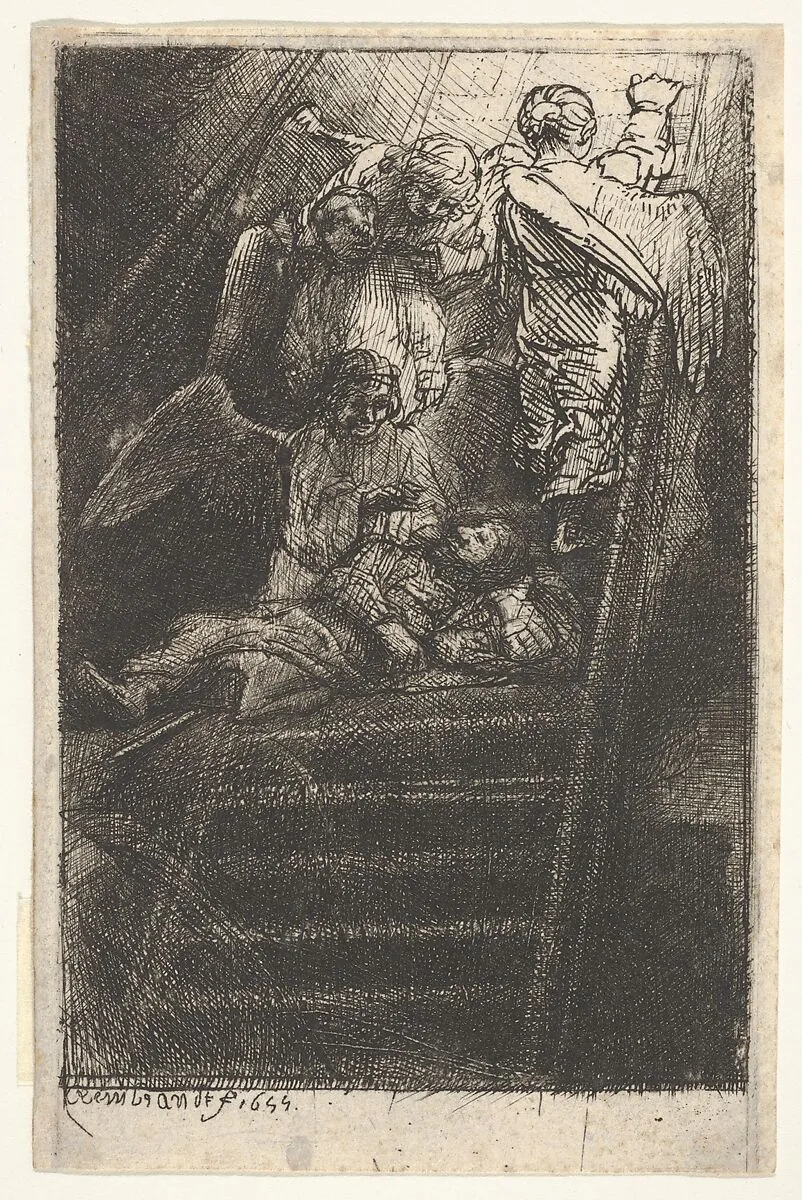 Jacob's Ladder — Rembrandt (Rembrandt van Rijn)