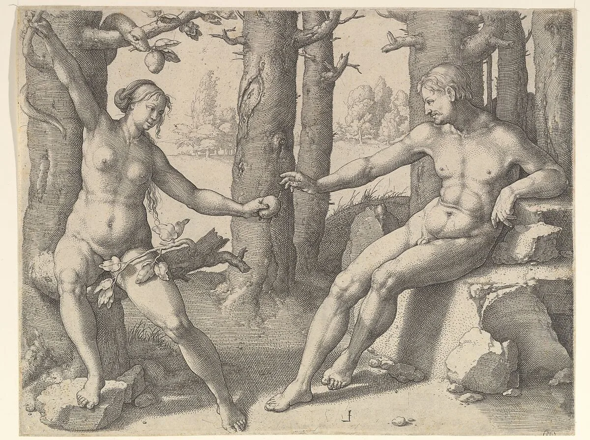 Fall of Man — Lucas van Leyden