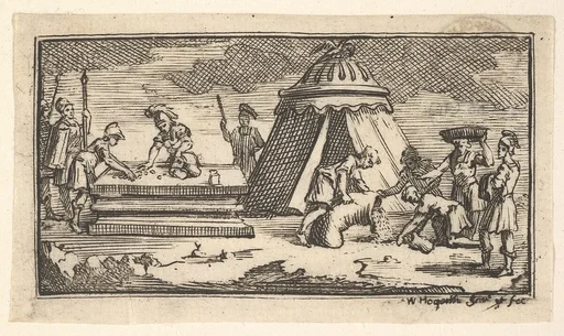 Issued Barley Instead of Wheat [first version] (John Beaver, Roman Military Punishments, 1725)