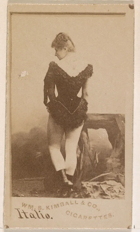 Miss Italio, from the Actresses series (N203) issued by Wm. S. Kimball & Co. — William S. Kimball & Company