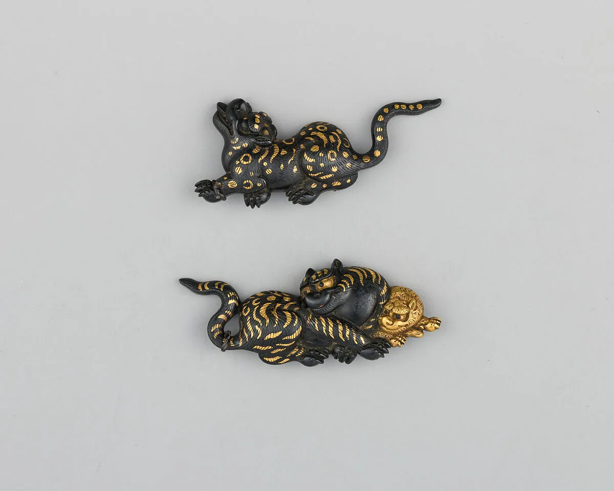 Pair of Sword-Grip Ornaments (Menuki) — Unknown