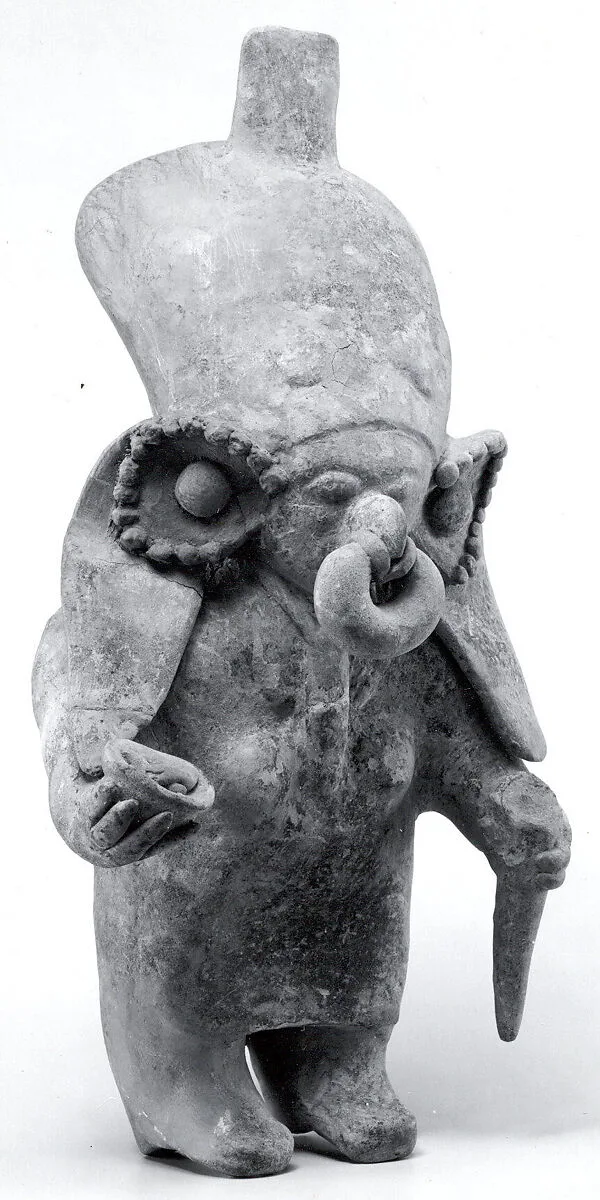 Standing Hollow Ceramic Figure — Unknown