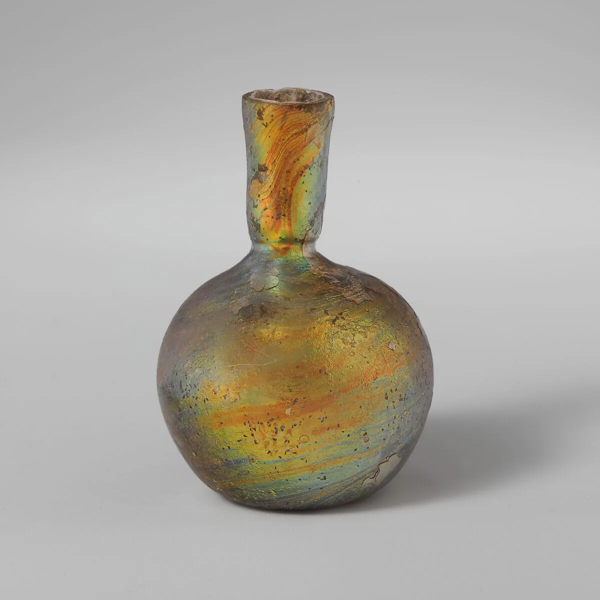 Glass miniature flask — Unknown