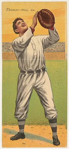 Thomas, Philadelphia, American League, from the Mecca Double Folder series (T201) — Mecca Cigarettes