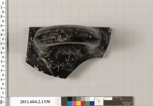 Terracotta fragment of a skyphos (deep drinking cup)