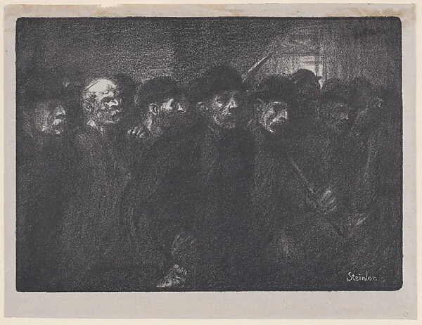 Ouvriers Sortant de L'Usine — Théophile-Alexandre Steinlen