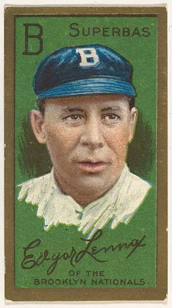 Edgar Lennox, Brooklyn Superbas, National League, from the "Baseball Series" (Gold Borders) set (T205) issued by the American Tobacco Company — American Tobacco Company