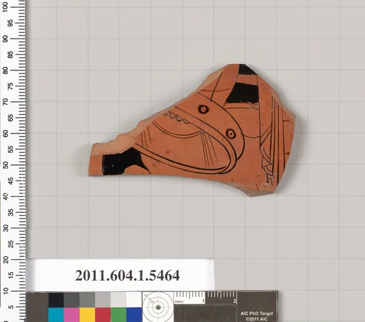 Terracotta fragment of a kylix (drinking cup)