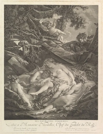 Les Bacchantes Endormies (The Sleeping Bacchantes)
