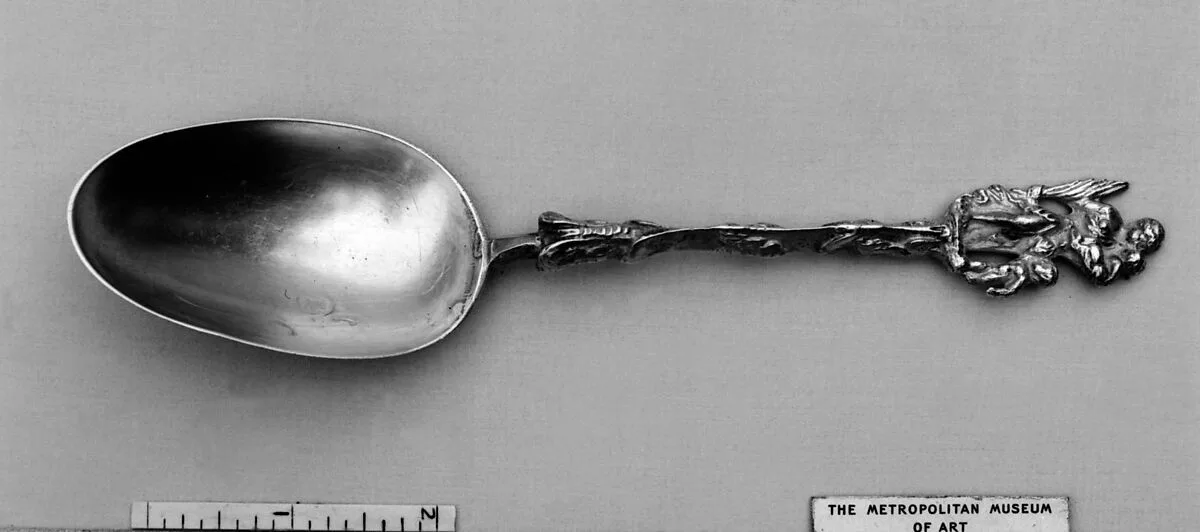 Figure-top spoon — Hendrik Kamerling de Jonge