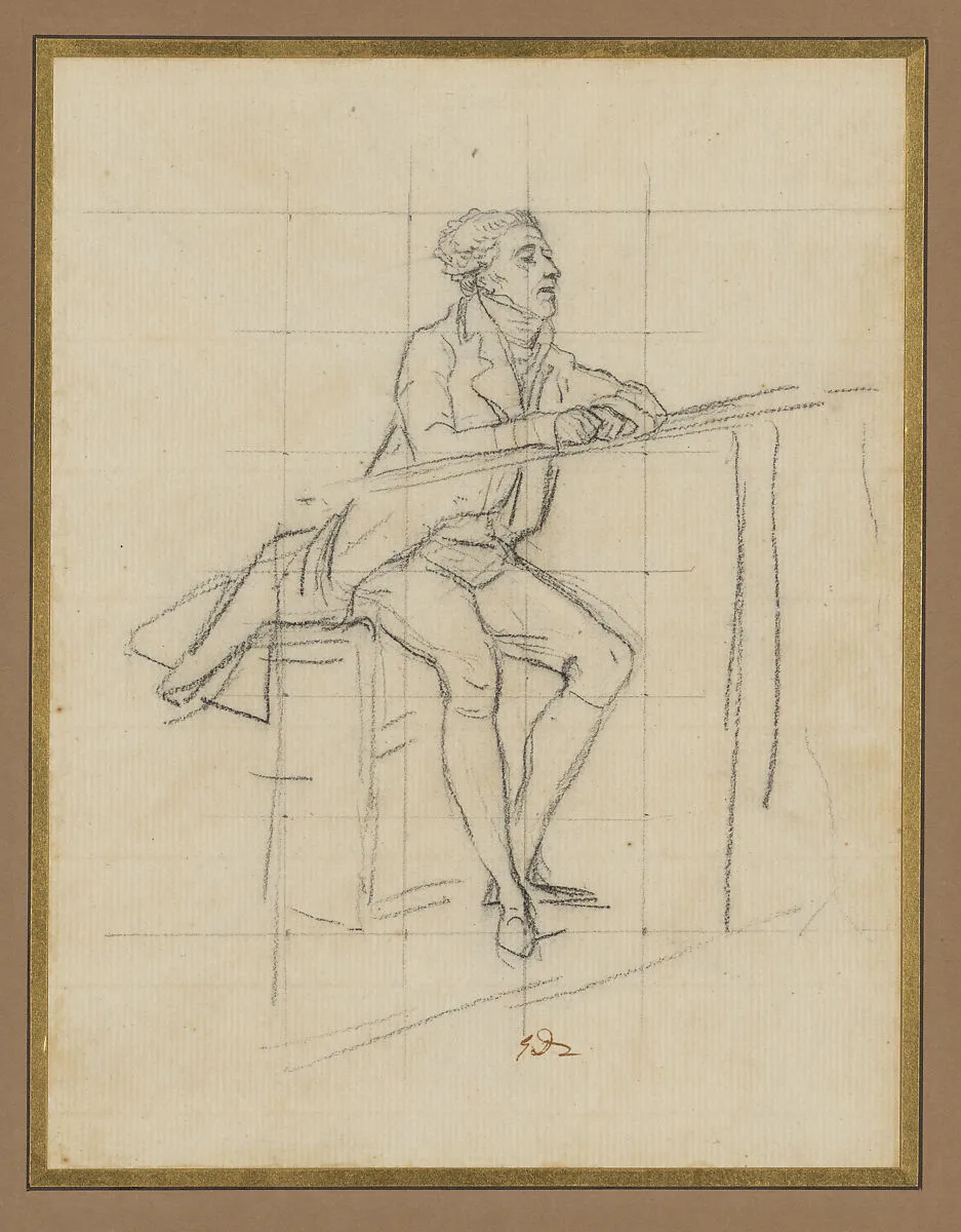 Seated Gentleman — Jacques Louis David