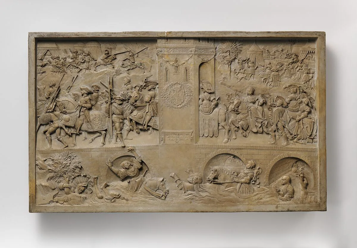 Allegory of Virtues and Vices at the Court of Charles V — Hans Daucher