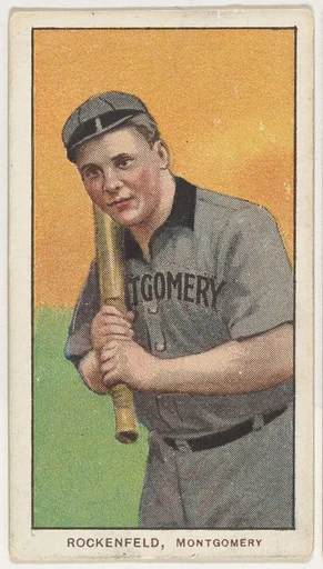 Rockenfeld, Montgomery, Southern League, from the White Border series (T206) for the American Tobacco Company