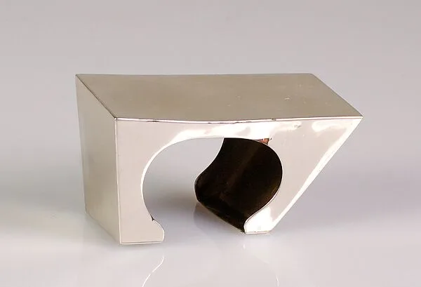 "Silver Table Top Cuff" — Tess Sholom