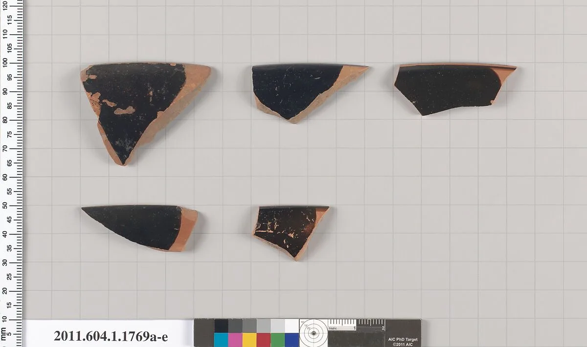 Terracotta rim fragments of kylikes(drinking cups) — Unknown