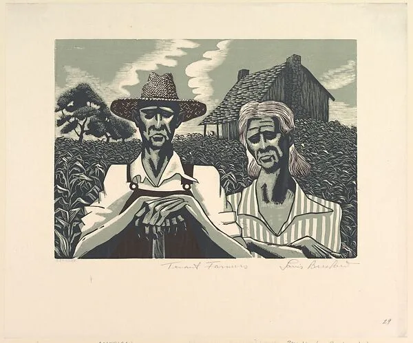 Tenant Farmers — Louis Breslow|WPA|Lou Barlow