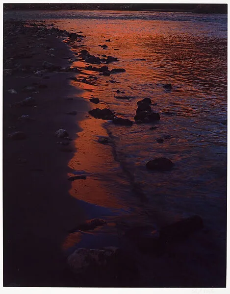 Edge of River at Sunset below Piute Rapids, Utah — Eliot Porter
