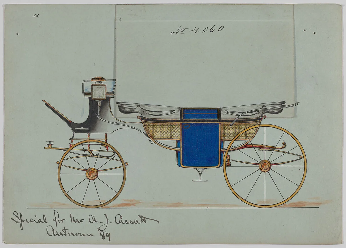 Design for Landau, No. 4060 — Brewster & Co.|Herman Stahmer