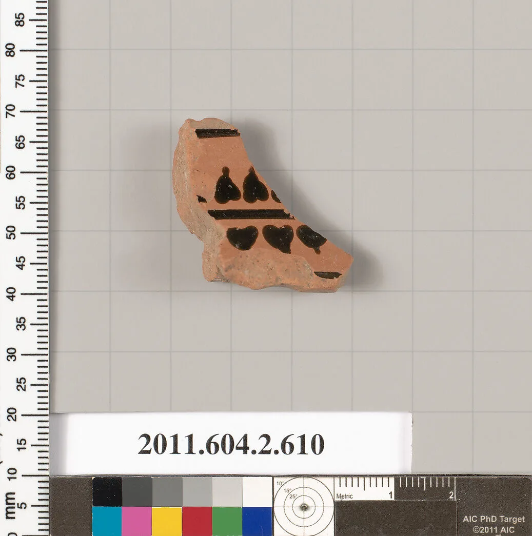 Terracotta fragment of a column-krater (bowl for mixing wine and water) — Unknown