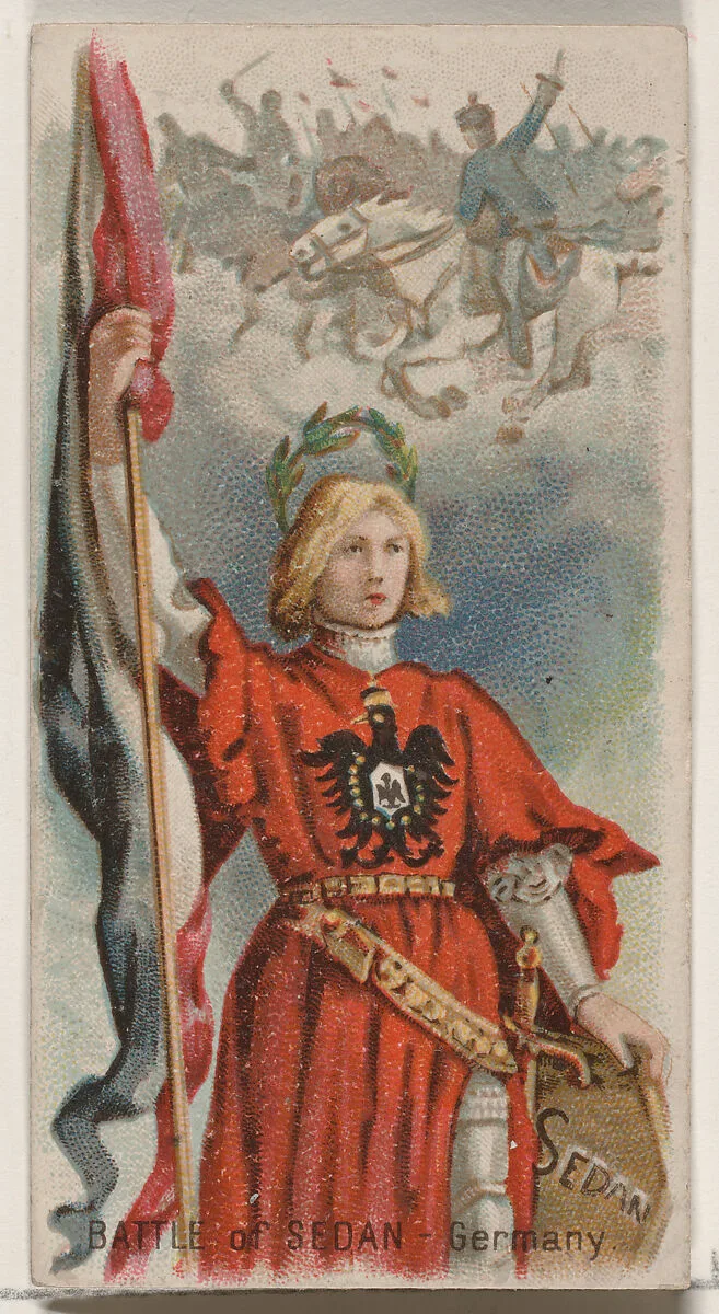 Battle of Sedan, Germany, from the Holidays series (N80) for Duke brand cigarettes — W. Duke, Sons & Co.|George S. Harris & Sons