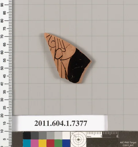 Terracotta fragment of a kylix (drinking cup)