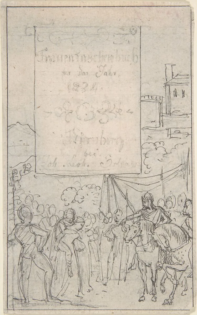 Study for a Title Page — Carl Alexander von Heideloff