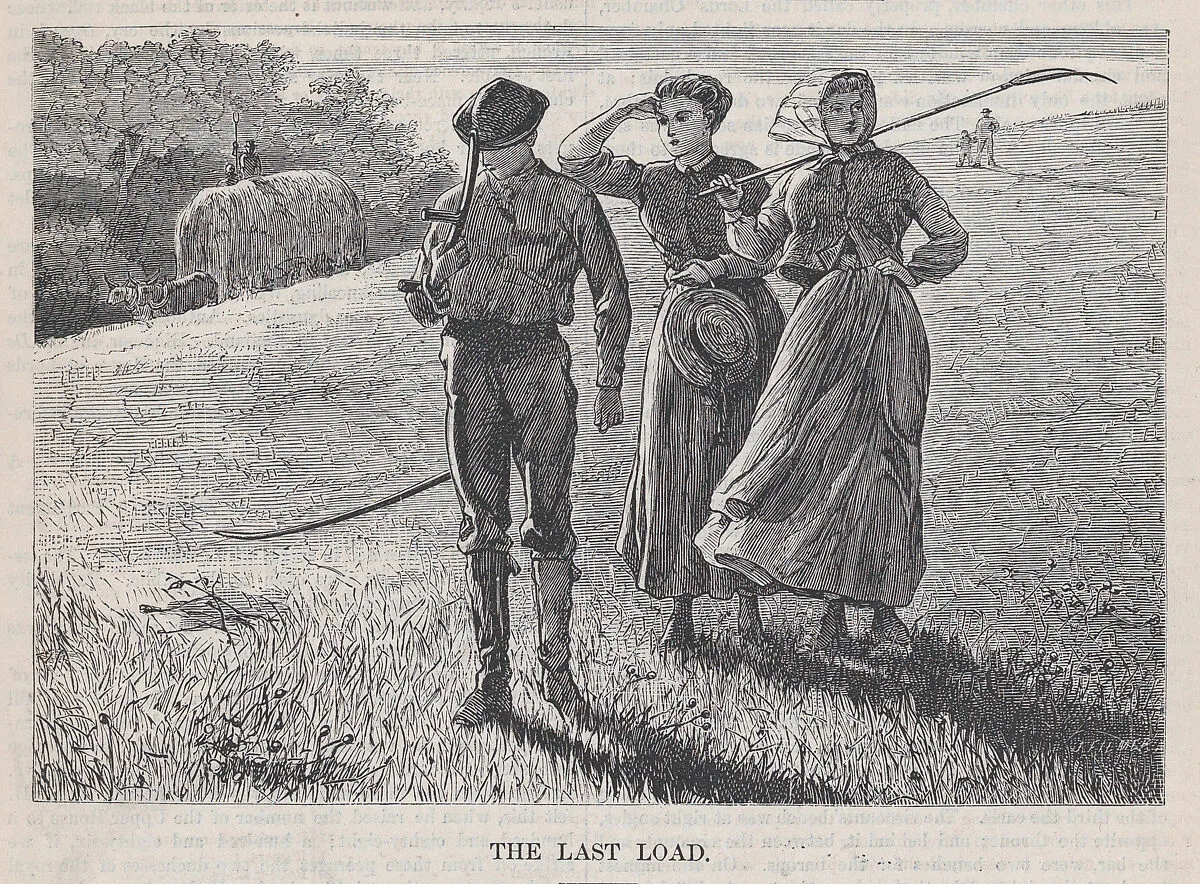The Last Load (from "Appleton's Journal," Vol. I) — Winslow Homer|John Filmer|D. Appleton & Co.