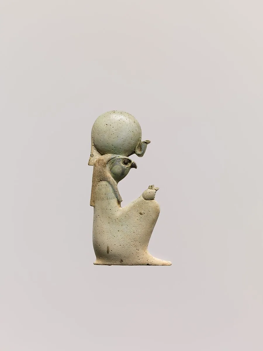 Inlay depicting the squatting god Re — Unknown