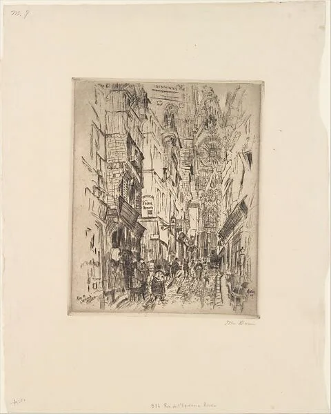 Rue de l'Epicerie, Rouen — John Marin|Roullier Galleries