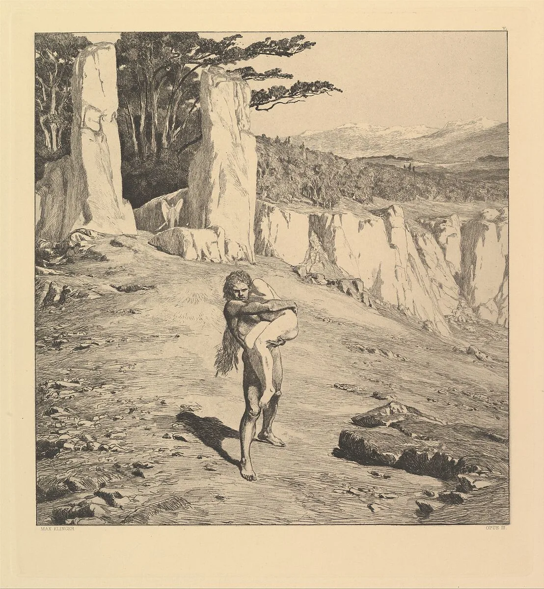 Adam from Eva und die Zukunft (Rad.-Werk III) — Max Klinger|Max Klinger|Wilhelm Felsing
