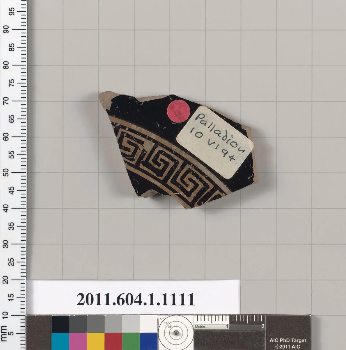 Terracotta fragment of a kylix (drinking cup) — Unknown