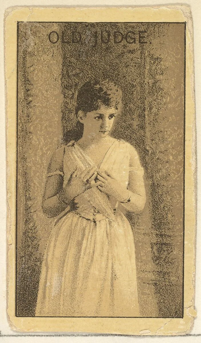 Actress from the Old Judge series (N167) for Old Judge Cigarettes — Goodwin & Company|Giles Lithographic Company