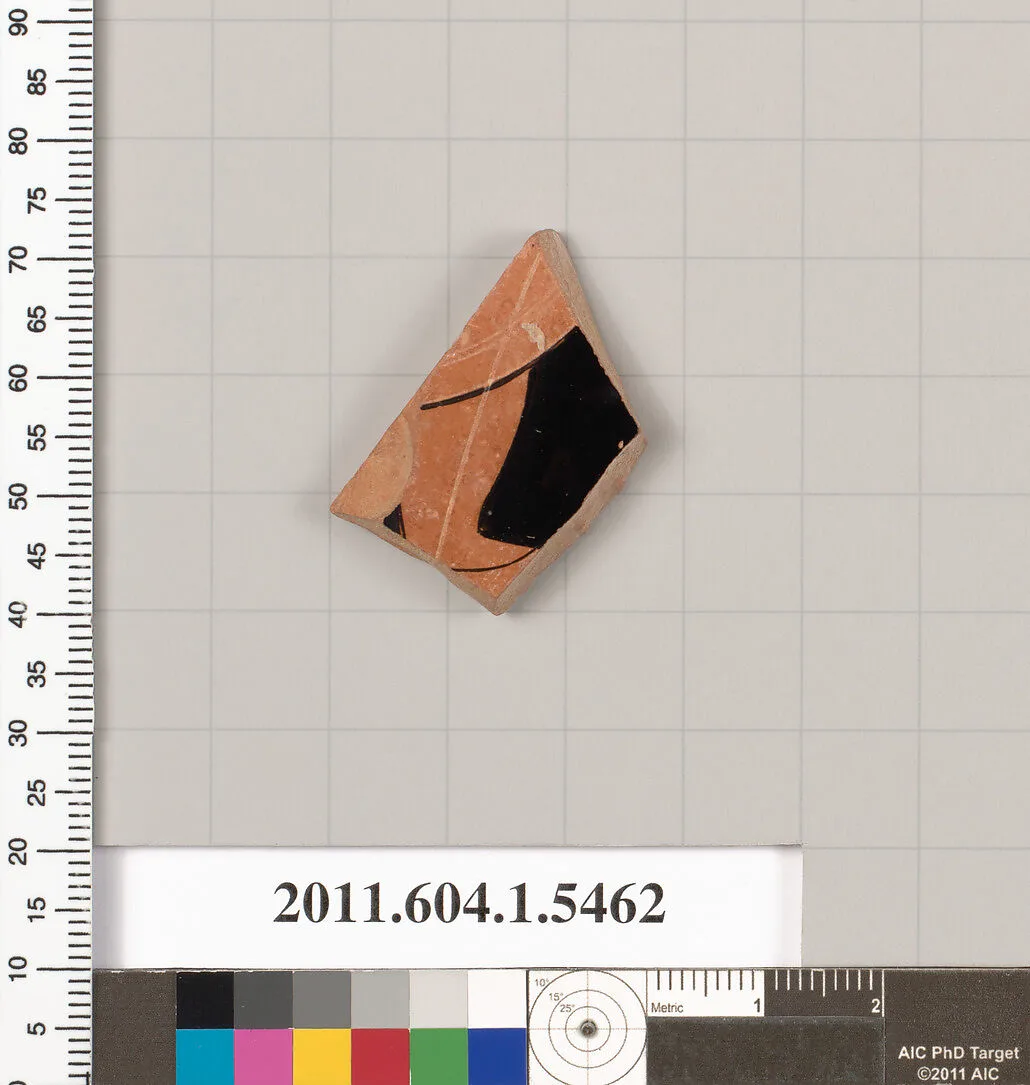 Terracotta fragment of a kylix (drinking cup) — Unknown