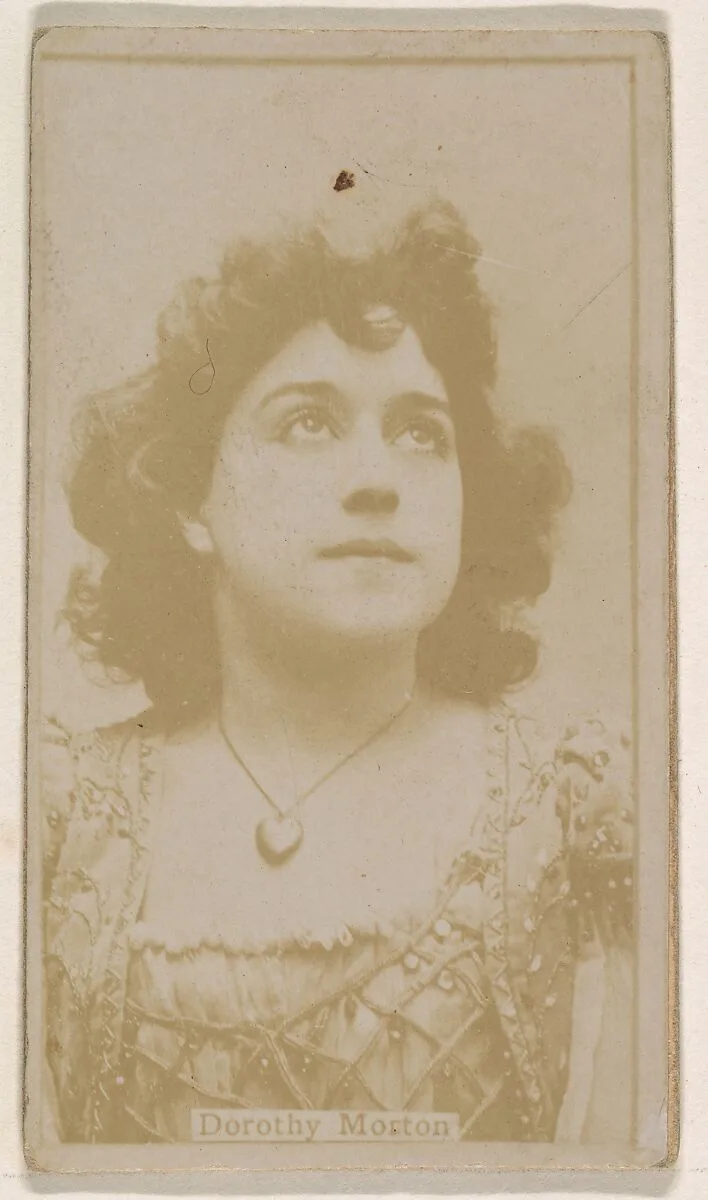 Dorothy Morton, from the Actresses series (N245) issued by Kinney Brothers to promote Sweet Caporal Cigarettes — Kinney Brothers Tobacco Company