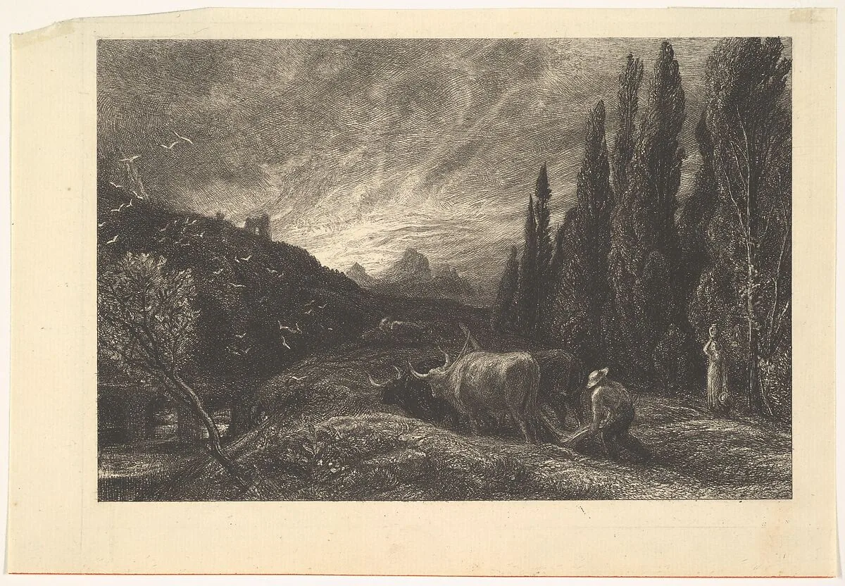 The Early Ploughman — Samuel Palmer