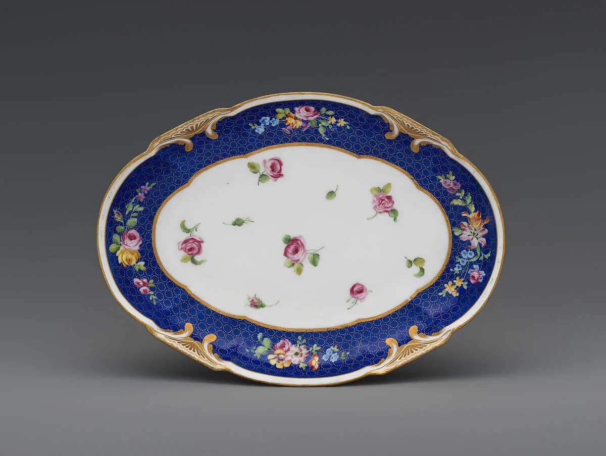Oval platter — Sèvres Manufactory|Jean-Jacques Pierre the Younger